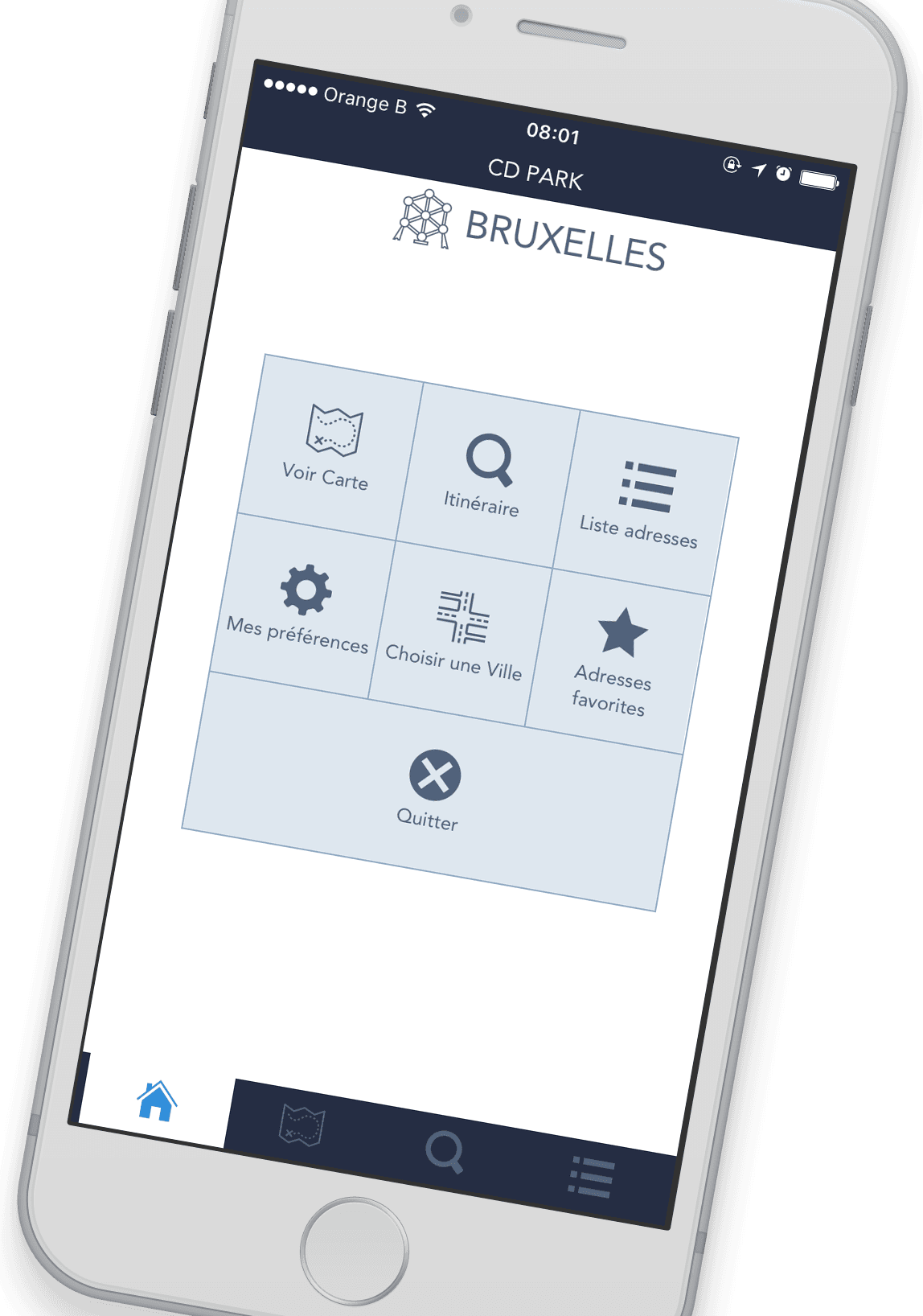 Réalisation : application iPhone